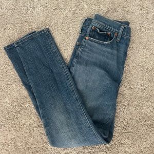 Madewell High Rise Slim Boy-Jean